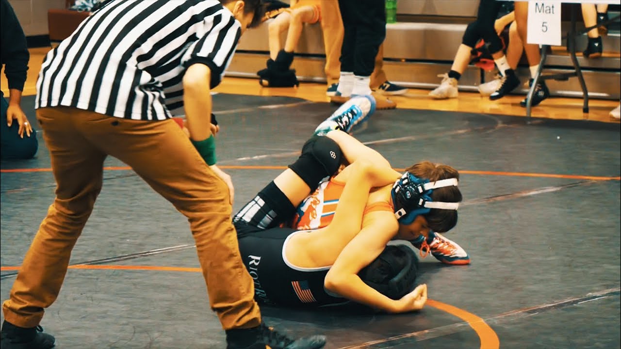 Kiernan Delaney of Toss Em Up [R] and Cristiano Martinez of Riot Room Wrestling [G] (85-90)