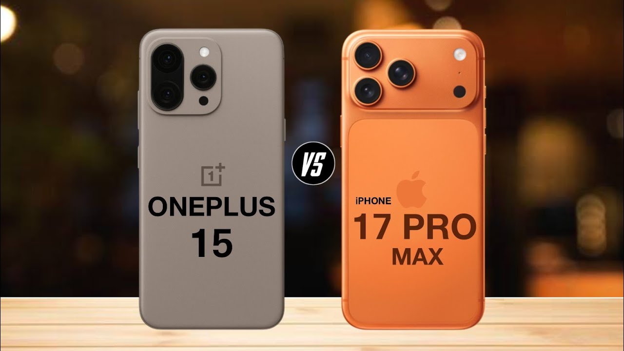 oneplus 15 vs iphone 17 pro max - full comparison 🔥 which one is best