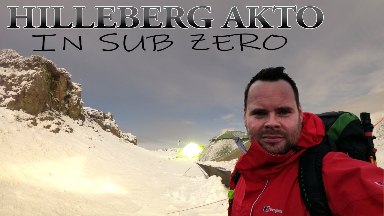 Hilleberg Akto / SUB ZERO wild camping / FREEZING winter conditions / Shropshire hills / Hilleberg