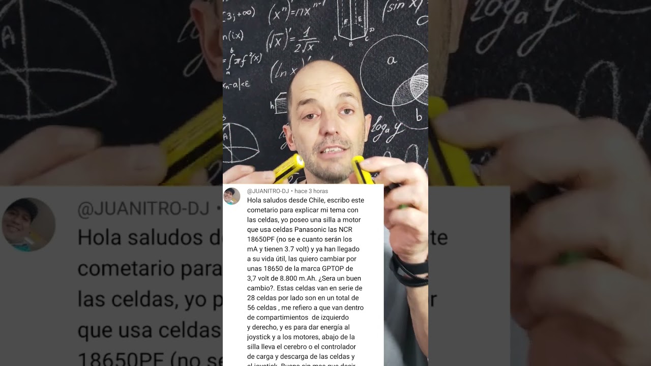 Capacidad m&aacute;xima de una celda 18650. #fake18650,
