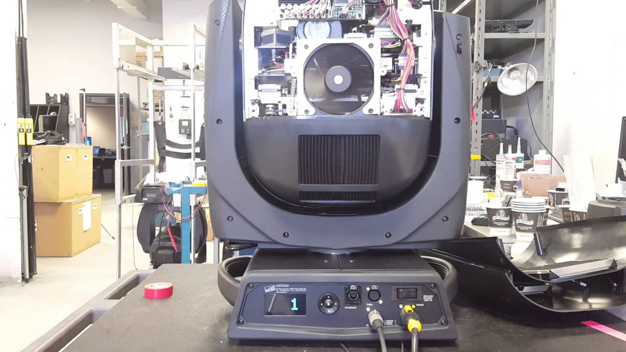 Clay Paky SCENIUS SPOT demo -tour inside