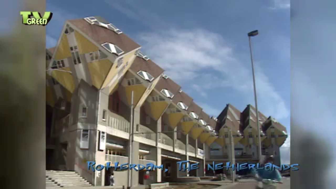 Rotterdam: Kubuswoningen architect Piet Blom