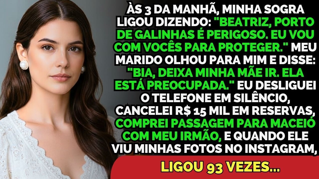 Às 3 Da Manhã Minha Sogra Exigiu Ir Na Viagem — Cancelei E Fui Com Meu Irmão