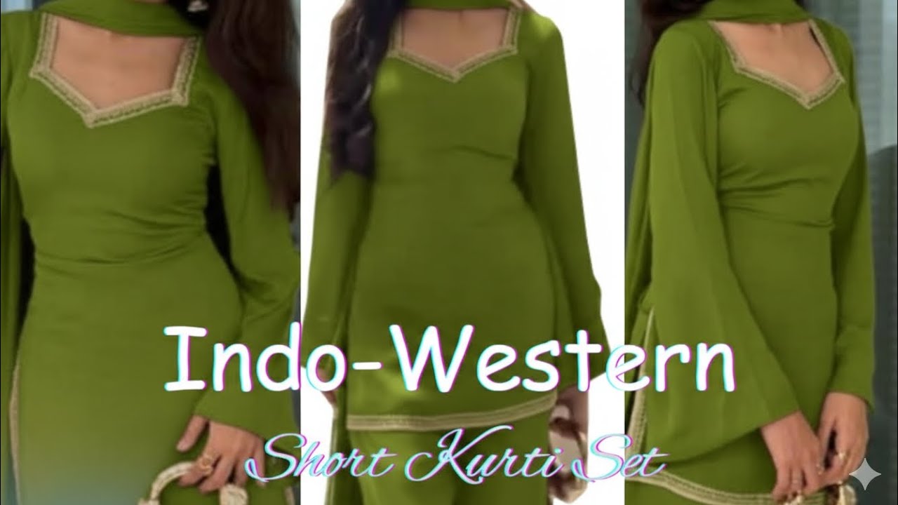 Latest Indo-Western Kurti | Party Wear Look||पुरानी साड़ी से नया फैशन #fashion #reuse #kurtidesign