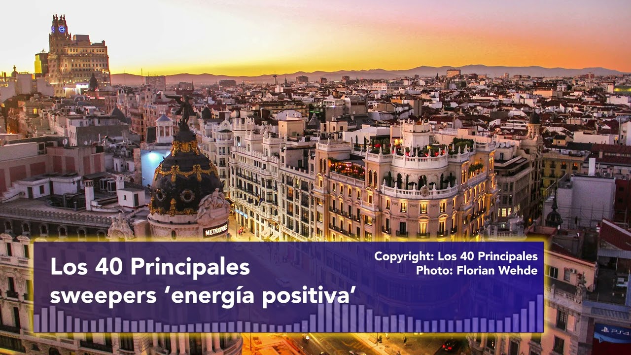 Los 40 Principales sweepers (jingles hablados) 'energía positiva'