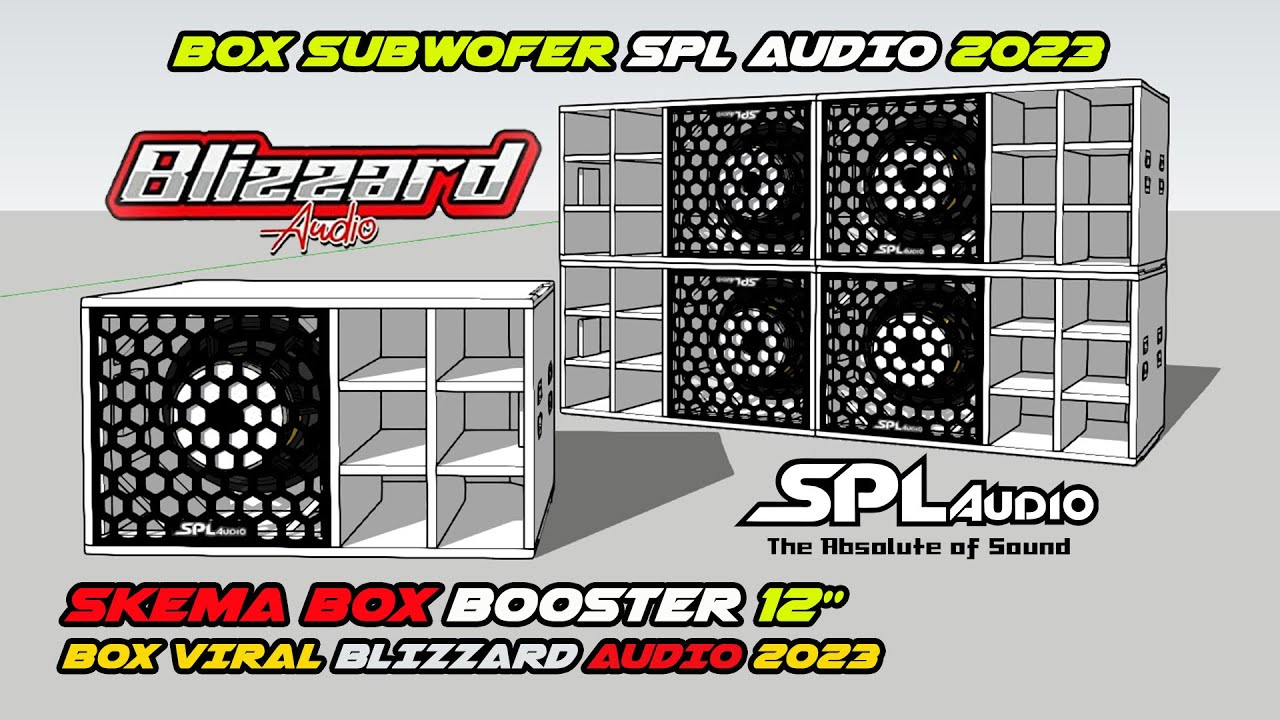 SKEMA BOX BOOSTER 12 INCH SPL AUDIO