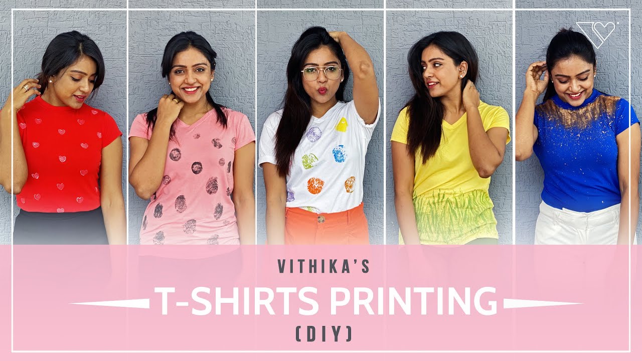 Vithika's T.Shirts Printing (DIY) | Fashion Design | Vithika Sheru | EP-9