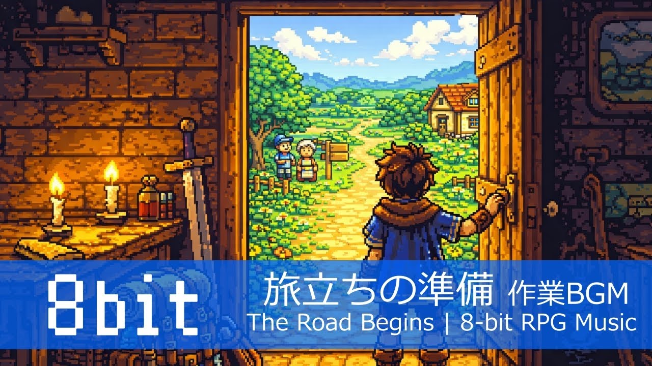 旅立ちの準備｜8bit RPG 作業用BGM