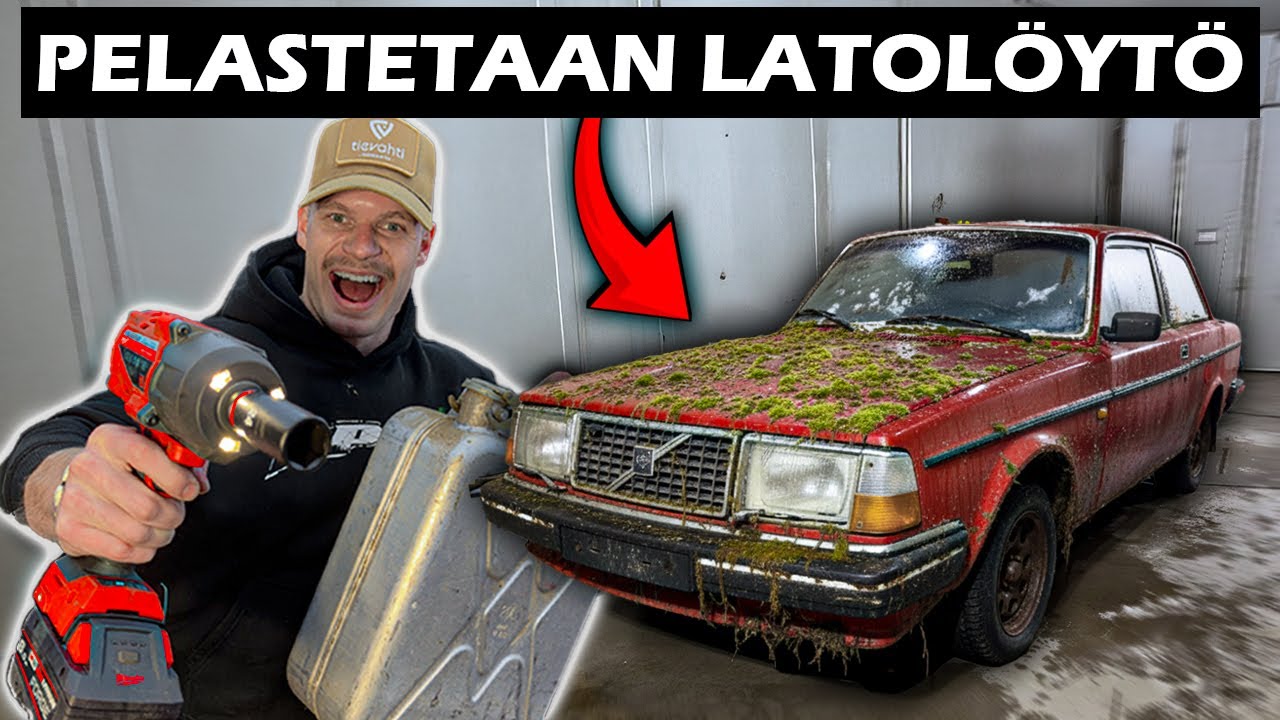 20 VUOTTA LADOSSA SEISSYT VANHA AUTO - SAADAANKO KÄYNTIIN?!