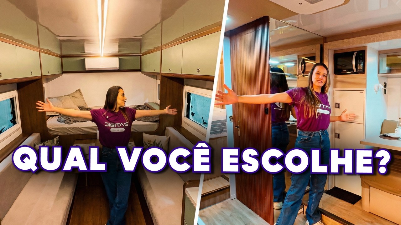 TOUR em Caminhão MOTORHOME 4x4 E VAN com Banheiro de SPA! MELHOR DE DOIS MUNDOS!