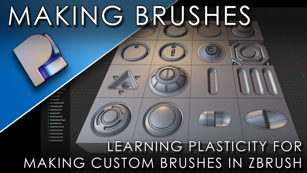 Introduction To Plasticity - Making Custom Brushes For ZBrush Part 1