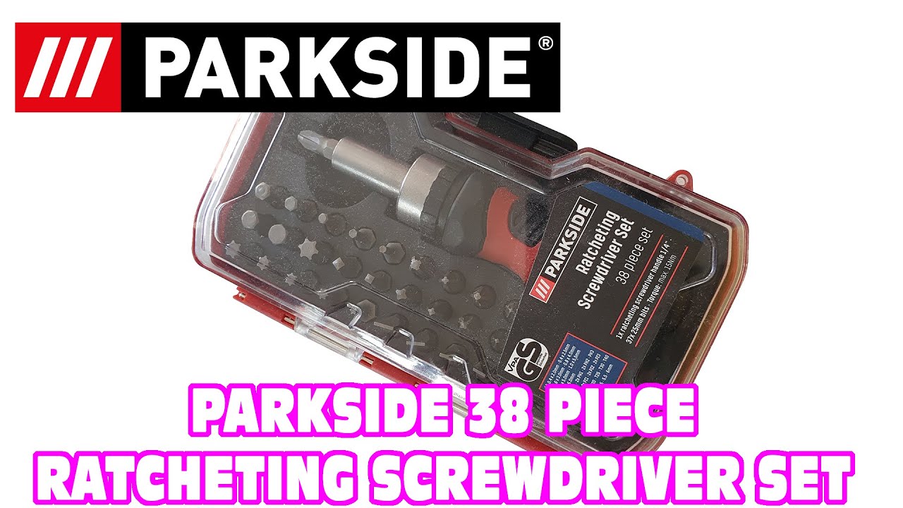 Parkside Ratcheting Screwdriver Set - 38 Pieces - &pound;4.99 from Lidl l #parkside screwdriver