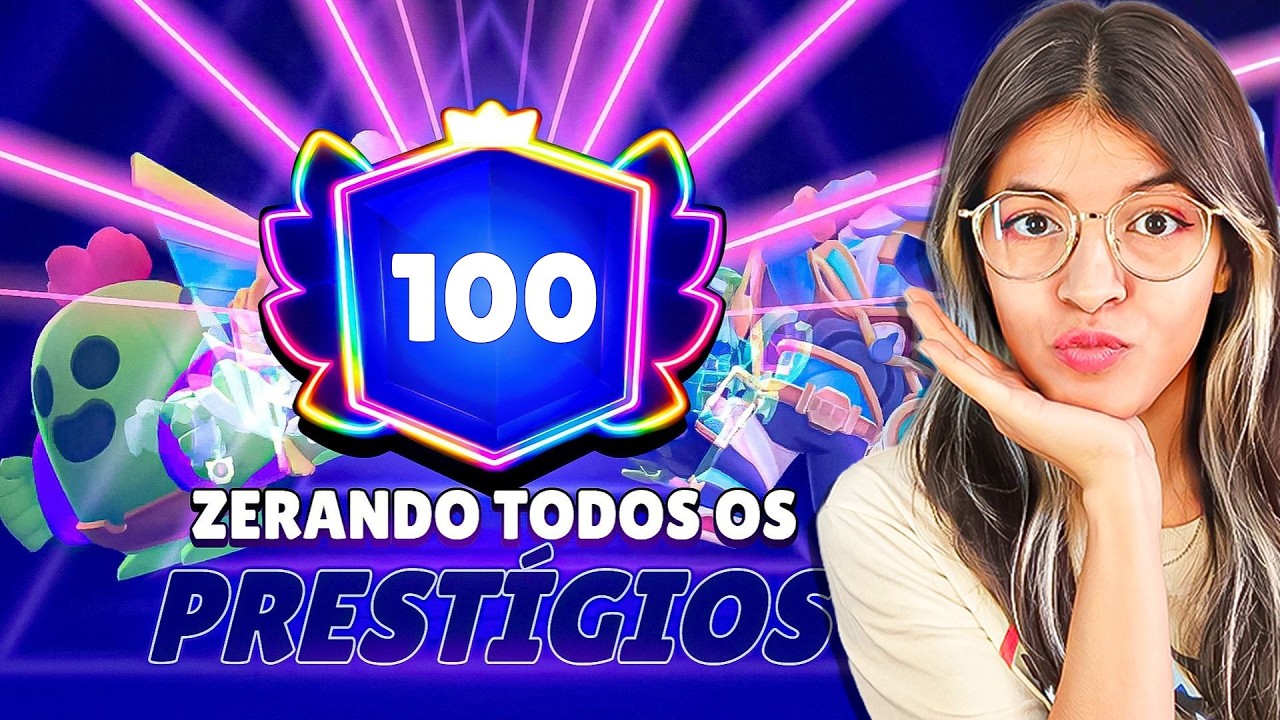 Zerando TODOS os PRESTÍGIOS do Brawl Stars AO VIVO!