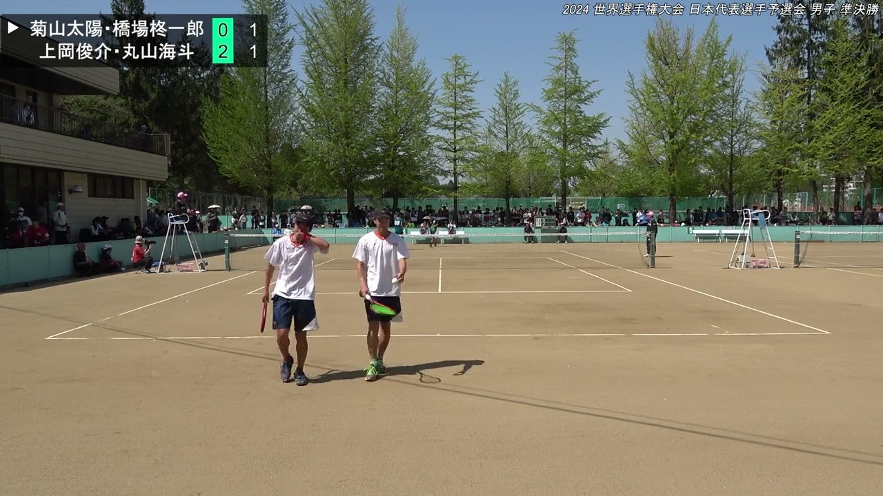 2024年 世界選手権大会 日本代表選手予選会 男子 準決勝 菊山太陽・橋場柊一郎(日本学連 法政大学)　対　上岡俊介・丸山海斗(京都 Up Rise・大阪 one team)
