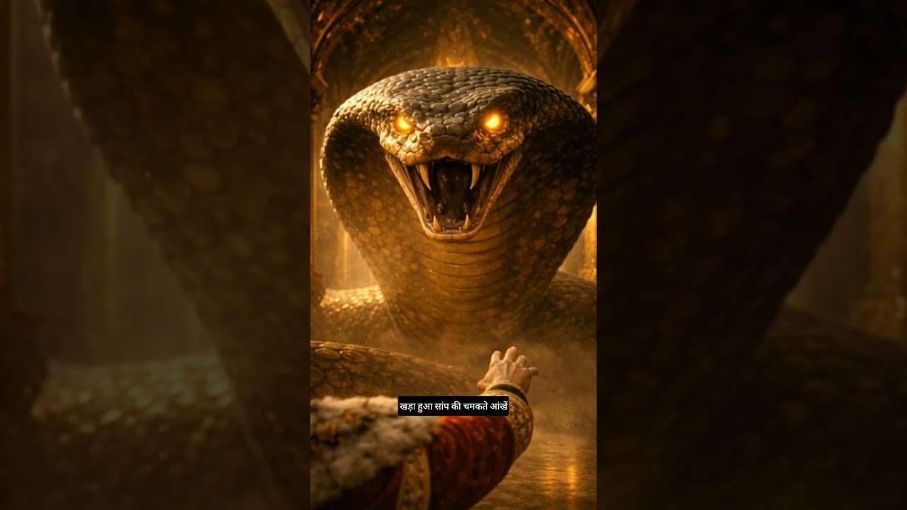 king vs giant snake🐍