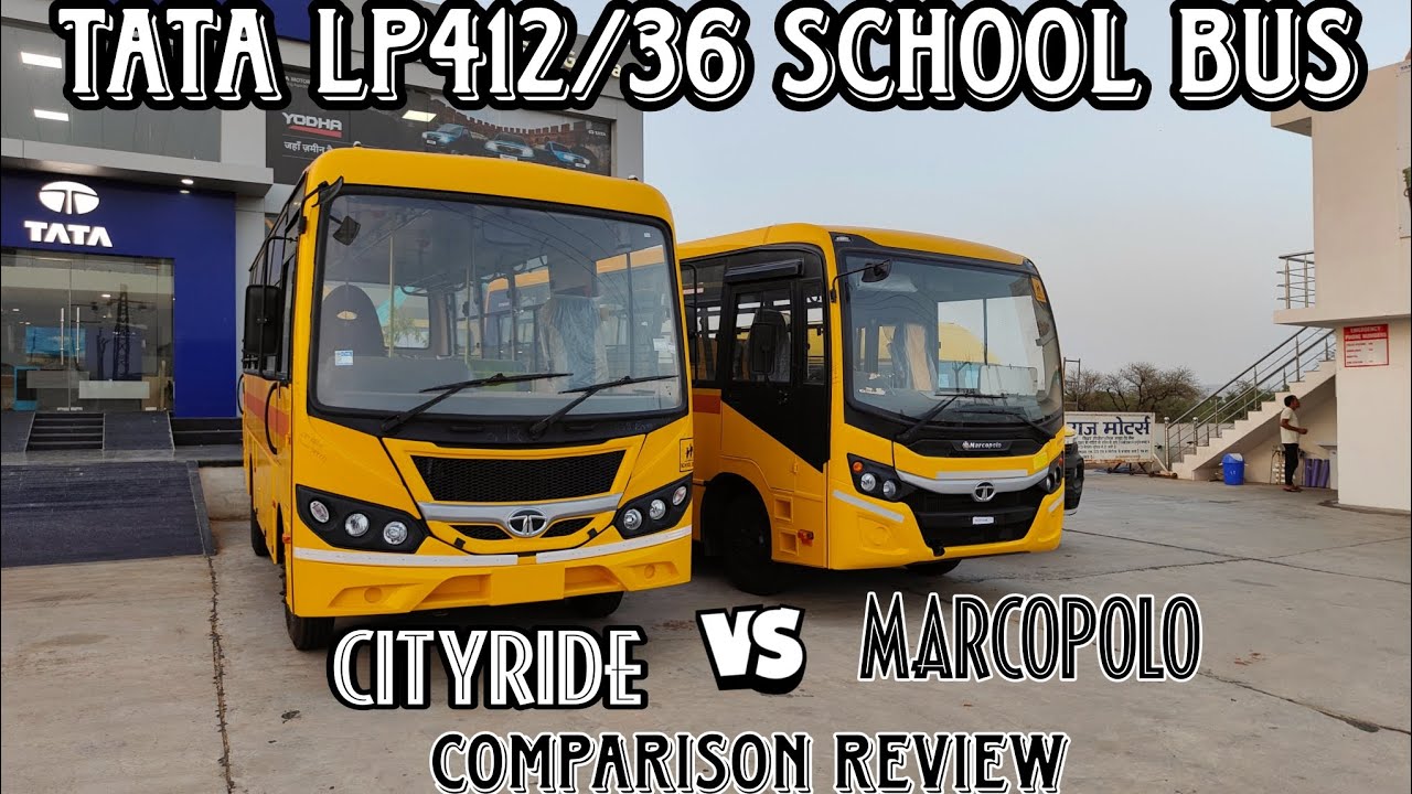 Школьные автобусы Tata Cityride и Marcopolo Starbus: сравнительный обзор шасси автобуса LP412/36