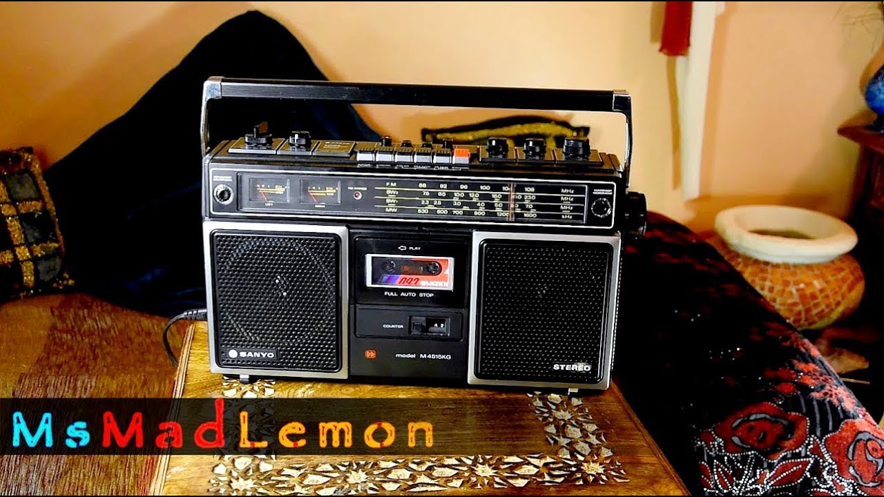 Sanyo Cassette Recorder Part 1 - Repair & restoration