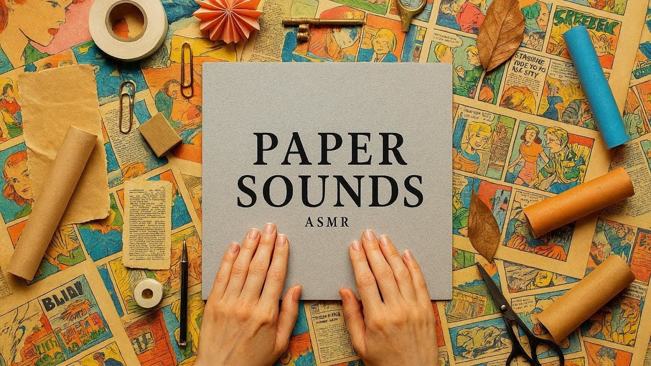 ASMR sonidos de papel | diario, revistas y vintage