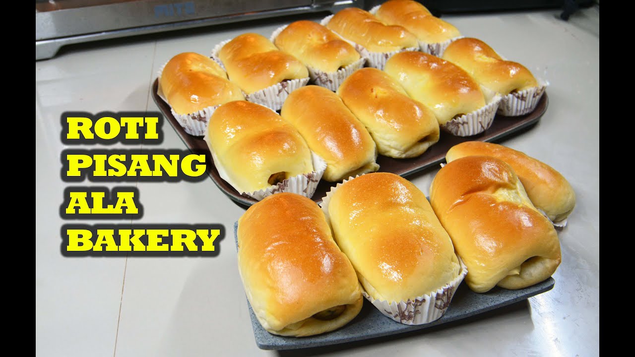 RESEP ROTI PISANG ISI COKLAT DAN KEJU SUPER LEMBUT ALA TOKO BAKERY TERKENAL