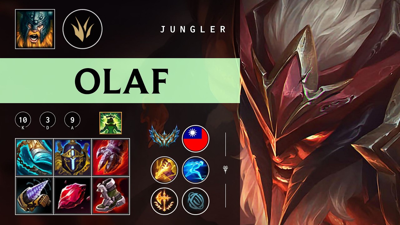 Olaf Jungle vs Xin Zhao - TW Challenger Patch 26.03