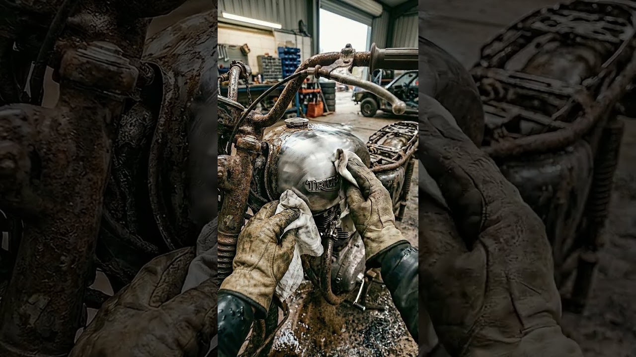 ABANDONED Triumph T120 Restoration (ASMR) 🤤🔧