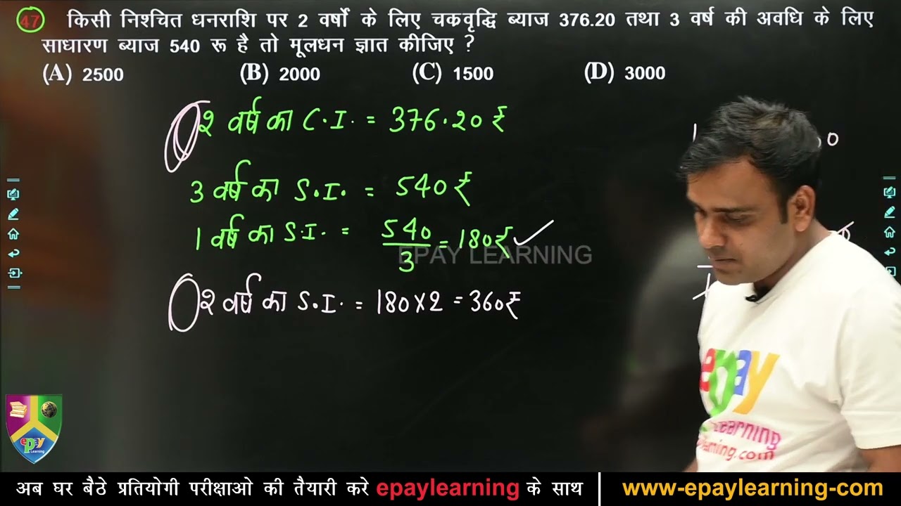 Class 6 | Compound Interest Math | चक्रवृद्धि ब्याज Full Concept | Basic to Advance | shrglobalindia