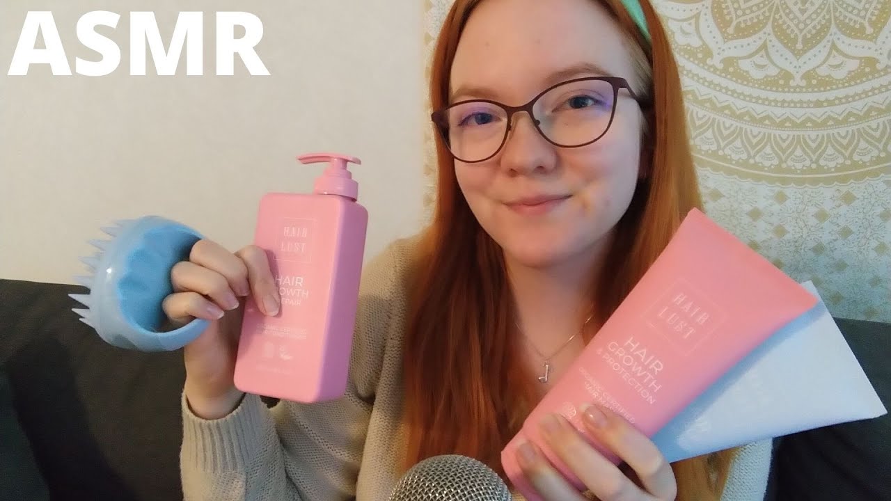 ASMR SUOMI Ostosten esittely 💁‍♀️ Hairlust hiustuotteita