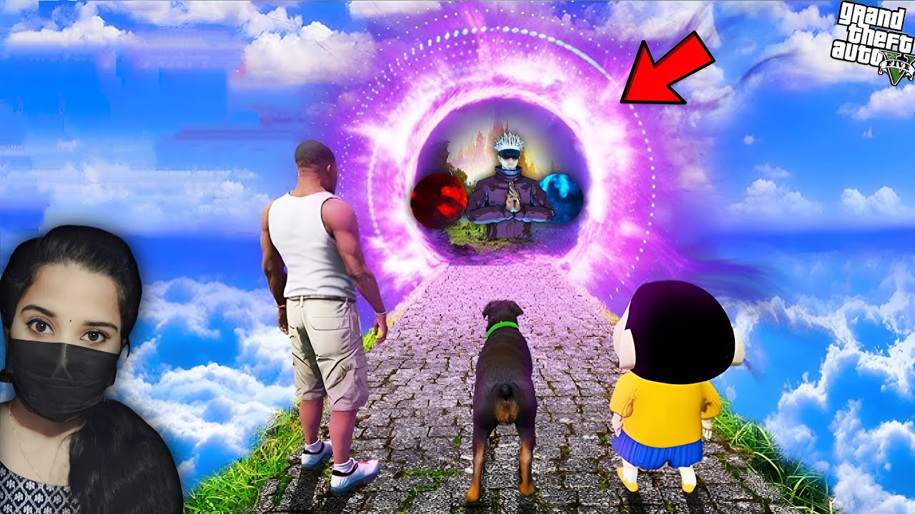 Franklin Found Magical Portal and Becomes Gojo - GTA 5 #123