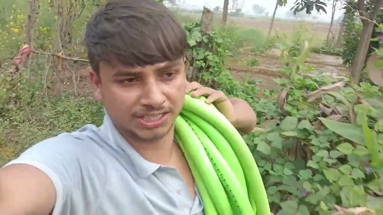 Subah-Subah Khet Me Sichai | Real Village Life #dailyvlog 