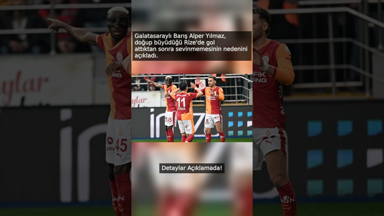 Barış Alper Yılmaz Rize'de gol attı ama sevinmedi!