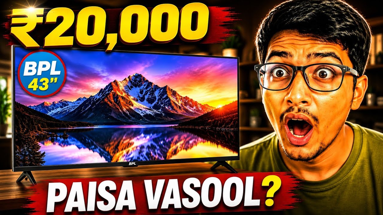 BPL 43” Smart TV ₹22,000 – 4K Se Better Full HD? Purchase Decision Sahi Hai Ya Galat (Honest Review)