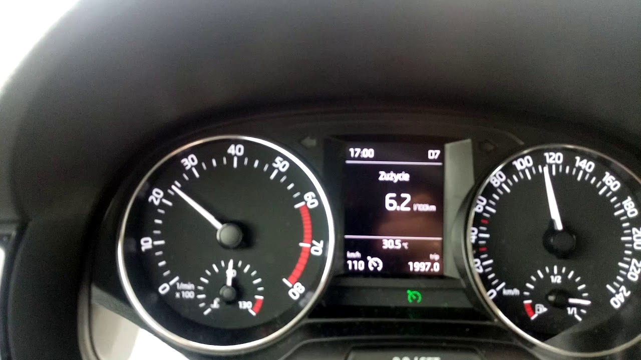 Skoda Fabia 1.0 TSI DSG + ACC '2018 spalanie przy 110km/h