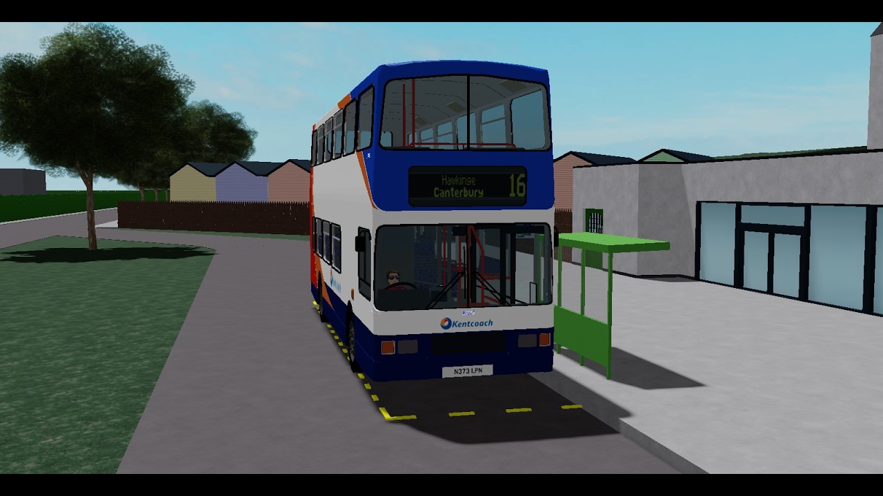 Full Route Visual | Kentcoach Oldies Route 16: Hythe Prince of Wales - Canterbury | 16373 (N373LPN)