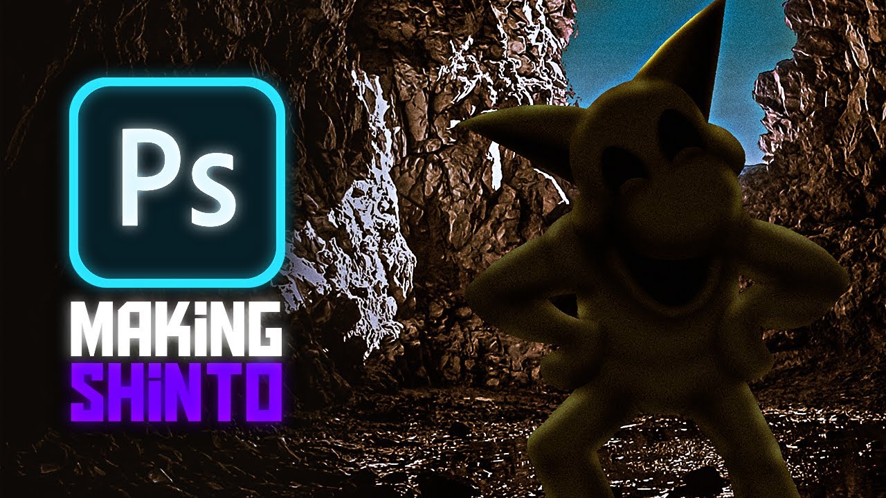 Making Shinto from a Friday Night Funkin' Mod in Photoshop | Speed Edit | Hypno's Lullaby