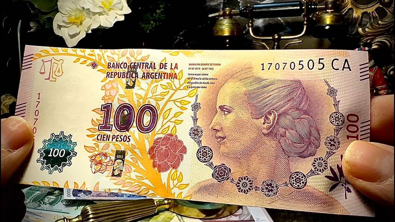 100 Pesos 2012 Argentina – Eva Perón y la fuerza silenciosa de un pueblo