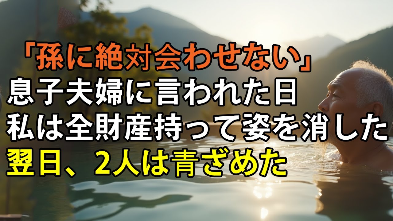 「孫には絶対会わせない」出産直後、絶縁宣言し義実家へ消えた息子夫婦。その夜、私は”微笑み”2 億円の財産を持って姿を消しました【シニアライフ】【60代以上の方へ】