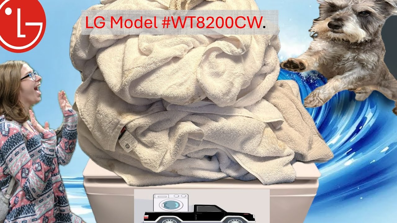 LG Model #WT8200CW. Deep Wash. Whites. Video requested by @BoredRock112