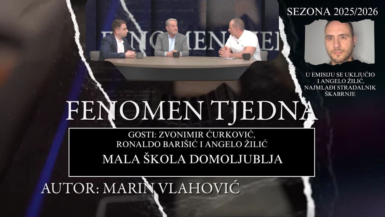 FENOMEN TJEDNA - MALA &Scaron;KOLA DOMOLJUBLJA - Ćurković, Bari&scaron;ić i Žilić (19.2.2026.)