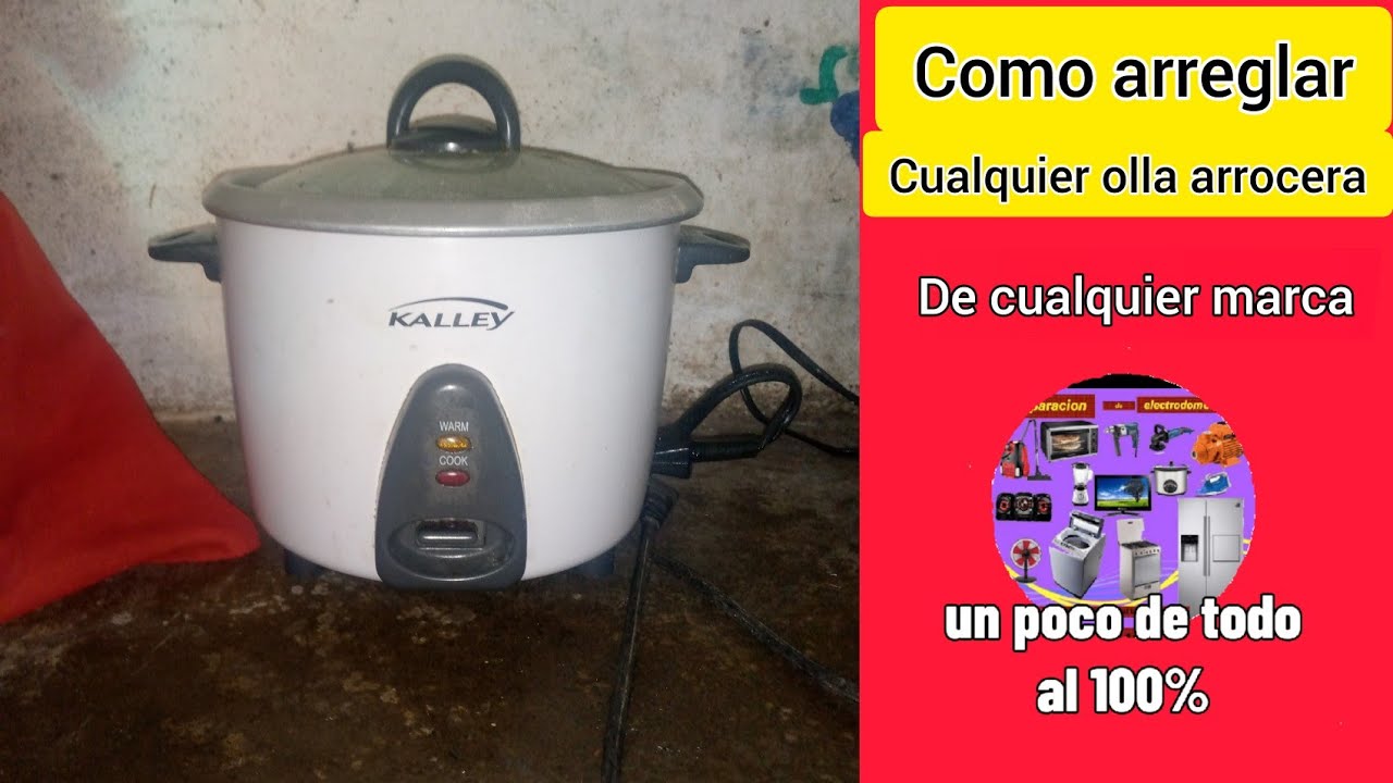 cómo arreglar olla arrocera marca kaley que no calienta