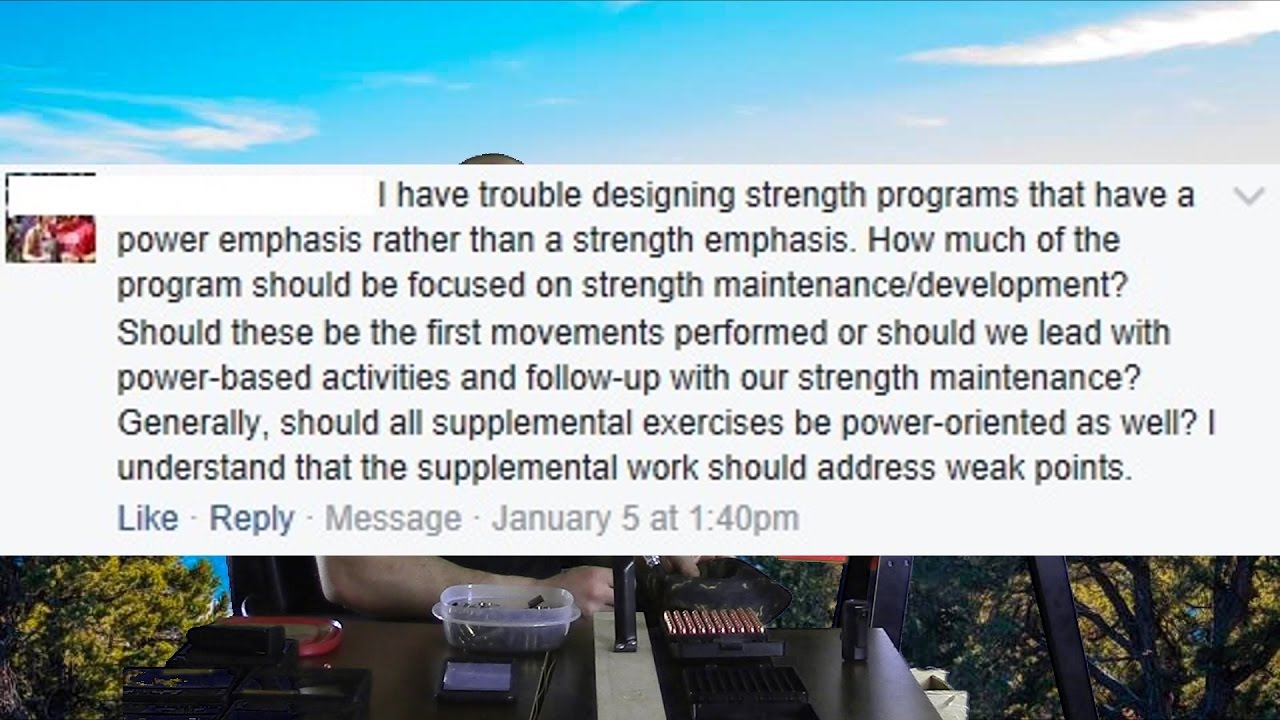 How To Program Your Training For Maximum Speed & Power Development