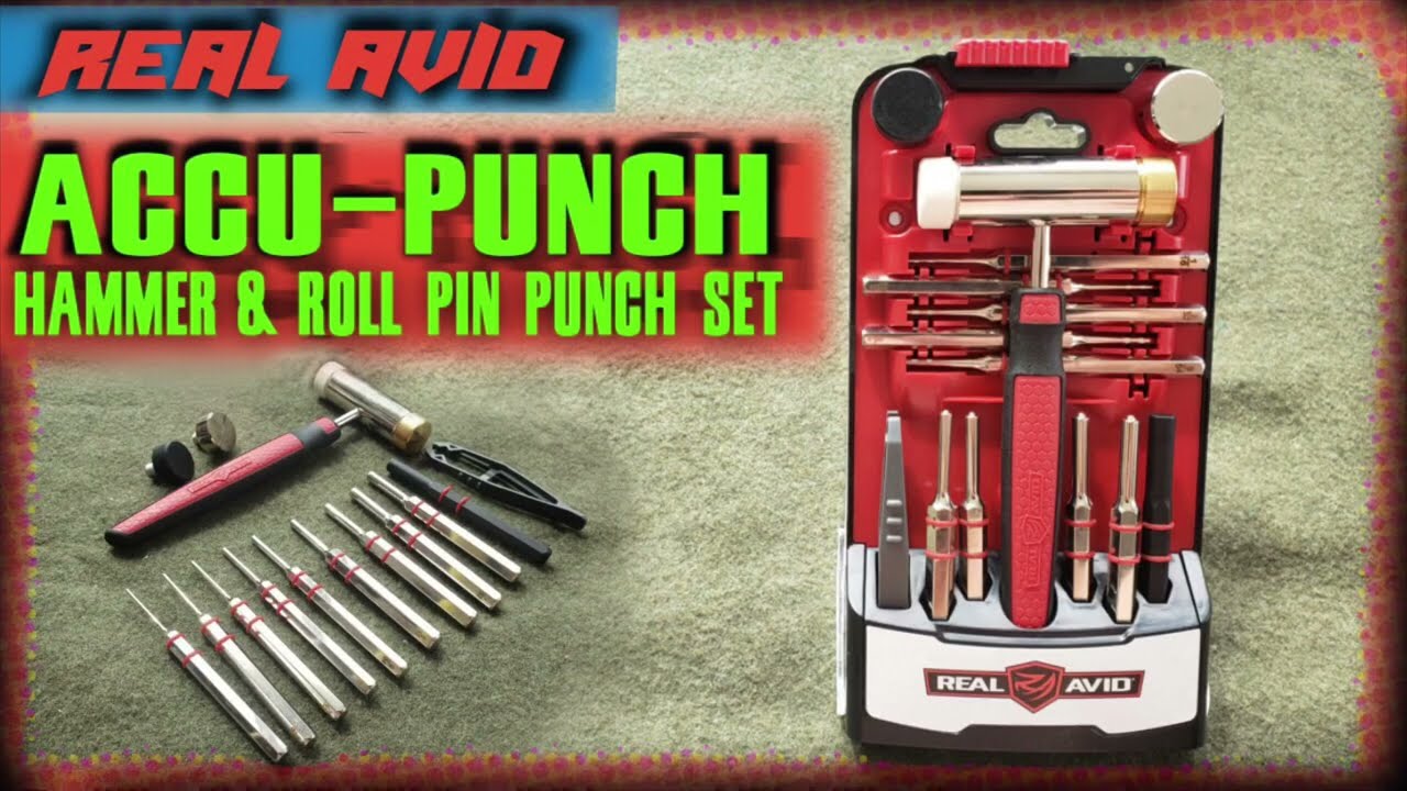 REAL AVID, Accu-Punch, hammer & roll pin punch set.