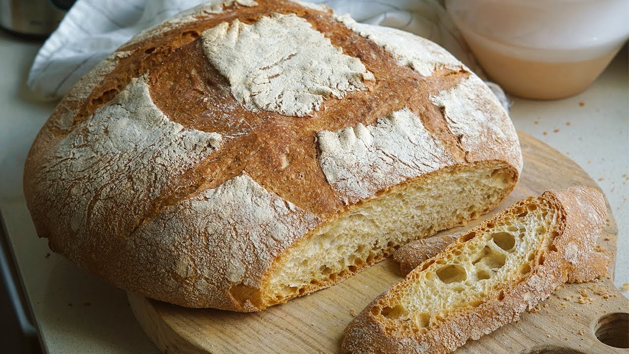 ¡Haz tu propio pan casero sin amasar! Pan de 1KG con harina normal | Las María Cocinillas