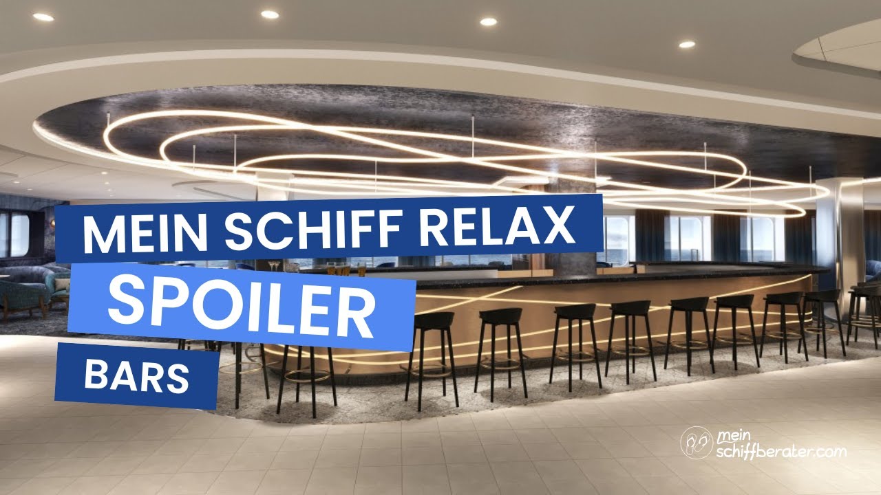 Mein Schiff Relax: Die neuen Bars an Bord des 8. Mein Schiff Neubaus