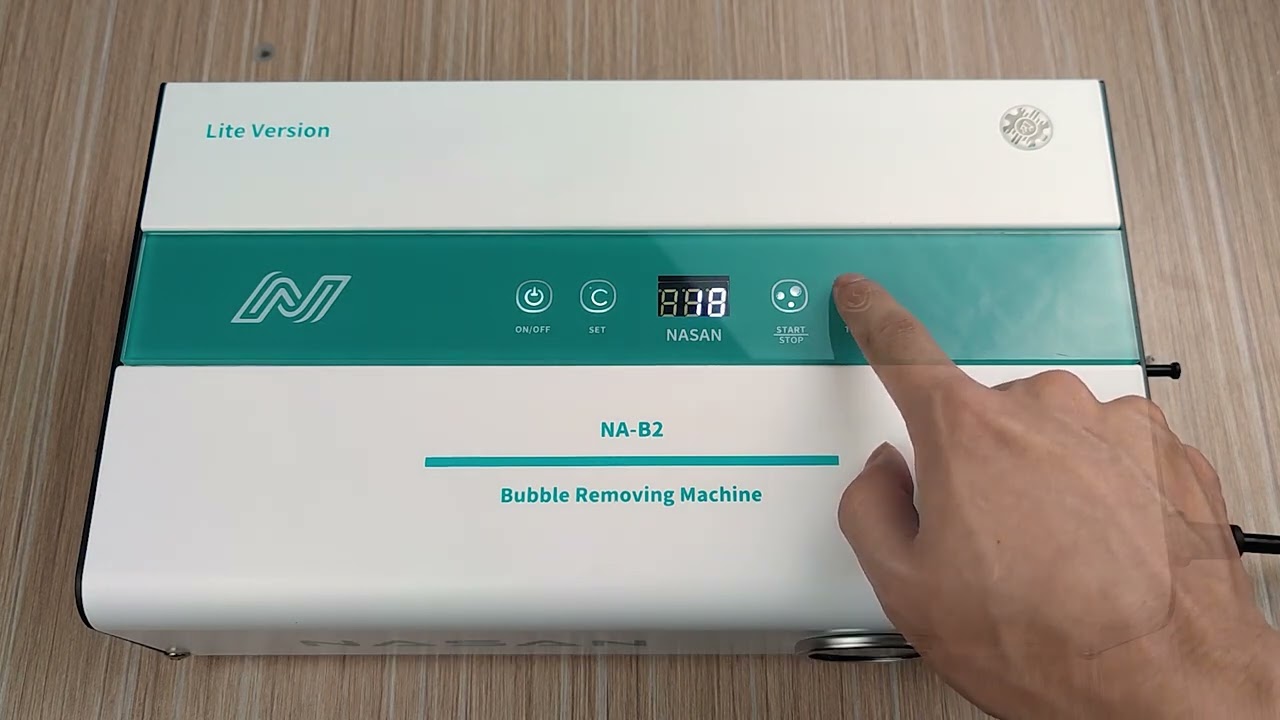 NASAN OCA Machine Tutorial ｜NA-B2+ Bubble Remover Settings and Features