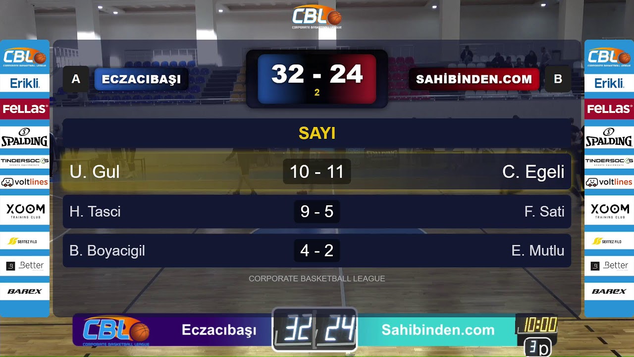 CBL 2026 Play Off Eczacıbaşı - Sahibinden.com