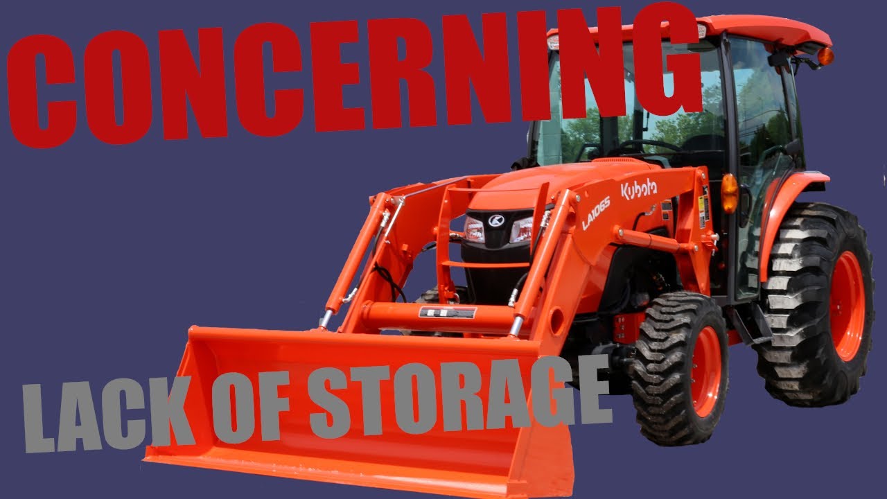Kubota MX Tractor has little storage in the cab. Let's fix that!
