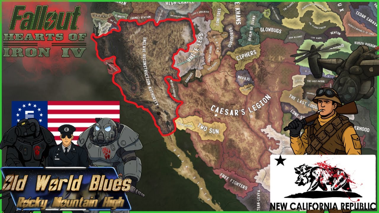 Annexing The NCR Hurts My Brain! | Hoi4 Fallout OWB