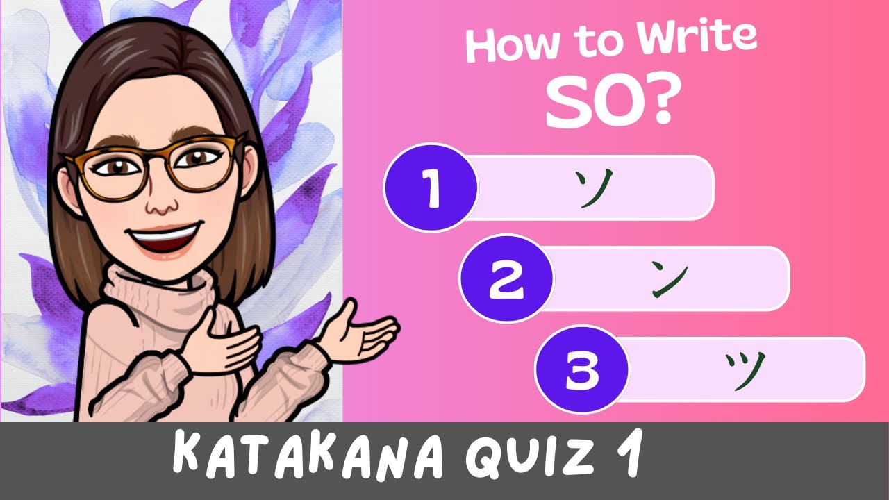 Katakana Quiz for Beginners 1｜Learn and practice Japanese Alphabet