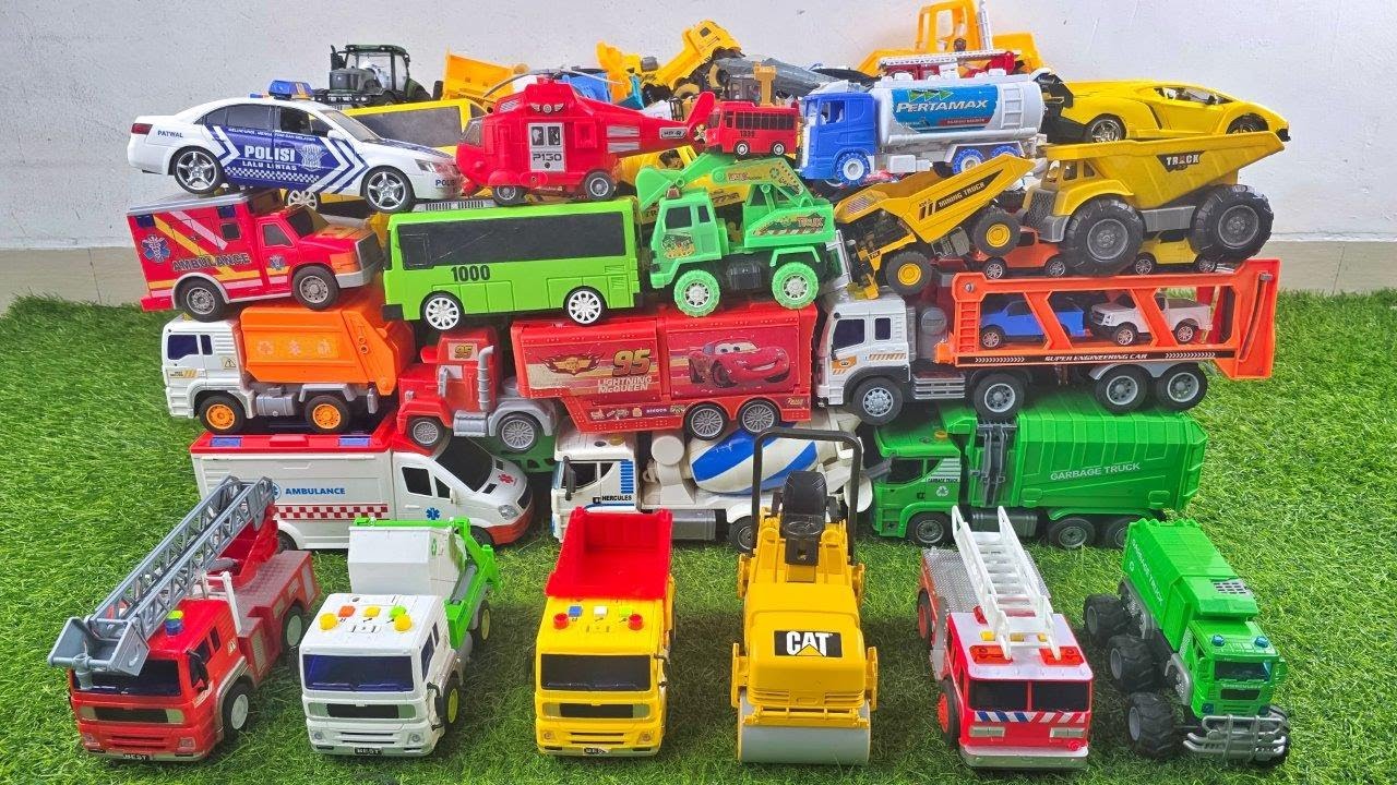 Mobil Mobilan Truk Oleng , Mobil Truk Molen, Mobil Balap, Truk Pasir, Excavator, Mobil Roket, Damkar