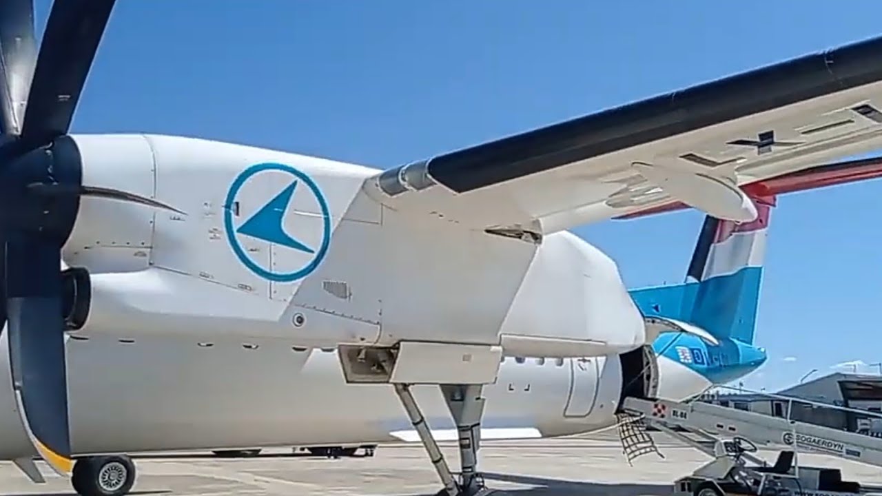 🏝️🧳vol 🇮🇹Cagliari-Luxembourg 🇱🇺 avec un bombardier Luxair ✈️